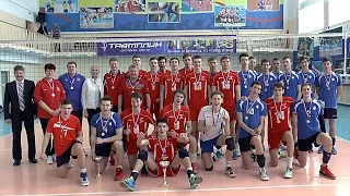 Volleyball. Boys. Game for 1st place. the city. Moscow - Moscow oblast - 3:0