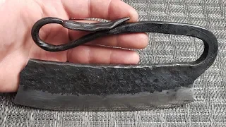 Blacksmithing - Leaf spring Herb/pizza cutter