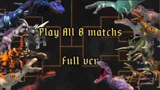 Dinosaur Battle Fanmade Play all 8 matchs Full ver