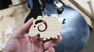 How to make a wooden sheep