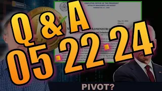 Q&A - BIDEN ADMINISTRATION PIVOT ON CRYPTO? I TOOK SOME PROFITS.