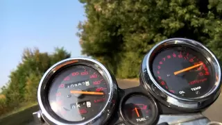 Honda CB400SF acceleration & top speed