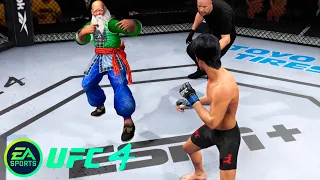 UFC4 Bruce Lee vs Old Drunken Master EA Sports UFC 4 - Epic