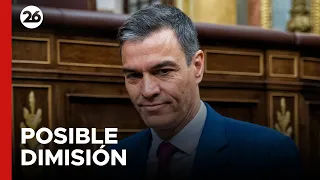 Pedro Sánchez se plantea dejar de ser presidente de España | #26Global