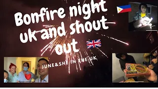 Parang Bagong Taon sa UK 🇬🇧 Bonfire night fireworks 💥 2021 #bonfire #fireworks #ofw