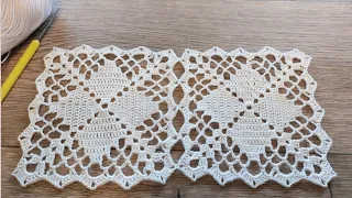 BEAUTIFUL Crochet Pattern |Table Cover, Bedspread pattern #crochet #knitting #crochetworldcreations