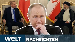 UKRAINE-KRIEG: Knallharte Kämpfe - Putin sucht Unterstützung bei Erdogan und Iran | WELT Livestream