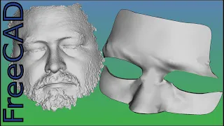 I 3D Scanned My Face and Made a Custom Mask In FreeCAD (Creality CR-Scan Ferret)  |JOKO ENGINEERING|