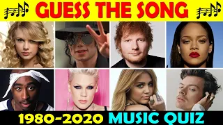 Guess the Song | One Song Each Year 1980-2020 (MUSIC QUIZ) 🎵