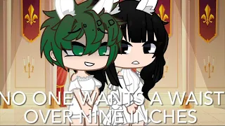 No one wants a waist over nine inches...//meme//Easter special//mha