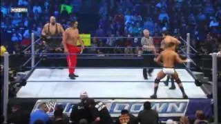 Big Show & Great Khali vs Wade Barrett & Cody Rhodes - WWE Smackdown 2/17/12 - (HQ)