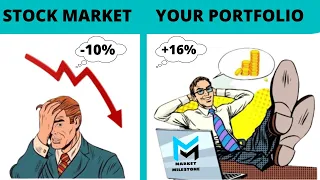 How to Create BEST STOCK PORTFOLIO? Diversification for Beginners #marketmilestone