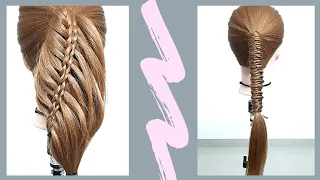 Spiral Braid and Loop technique Hairstyle