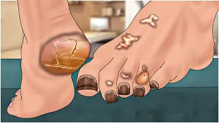 ASMR Pustule Removal Treatment | Foot Care Callus Deep Cleaning Animation