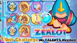 ZEALOT is INSANE - 1 Unit Challenge | COOP Rush Royale