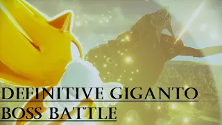 Sonic Frontiers Definitive Giganto fight