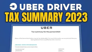 How to Read Uber Tax Summary 2023 in Canada | Calculate Uber Driver Earnings and Deductions
