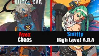 WHO'S BLOCKING THAT!? Avex (Happy Chaos) vs Smitty (High Level A.B.A.)【Guilty Gear Strive】