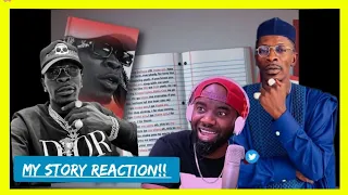 Nigeria 🇳🇬Reacts to Shatta Wale - My Story (video lyrics) Reaction!!!