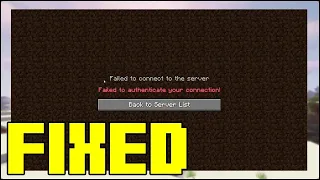 How To Fix Failed to Authenticate Your Connection Hypixel! (Easy & Fast Fix!)