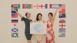 RUGBY 20 NATIONAL ANTHEMS MEDLEY - The Yokohama Sisters 【Official Music Video】