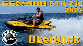 Wir fahren das Jetboot Seadoo GTR 230 Modelljahr 2022