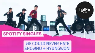 Shownu + Hyungwon "I Hate You" (2PM Cover) K-Pop ON! First Crush Reaction