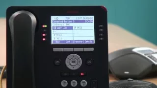 Conference calls on an Avaya Handset