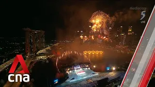 NDP 2021: Fireworks at Marina Bay for Singapore’s National Day Parade