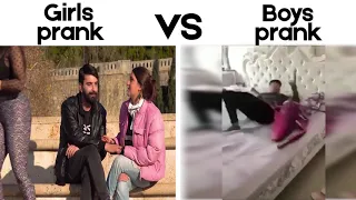 Girls prank VS Boys prank #3