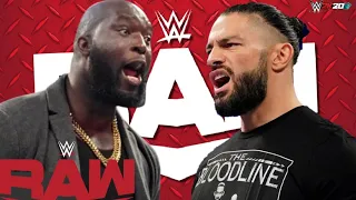 WWE November 29, 2021 - Roman Reigns vs Omos Jordan Omogbehin : WWE Raw