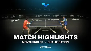 Horacio Cifuentes vs Masataka Morizono | WTT Contender Doha 2021 | Men's Singles | QUAL Highlights