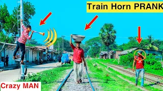 Update Viral Train Horn PRANK!! Best of Train Horn Prank on Public...