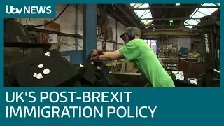 Theresa May sets out the government's post-Brexit immigration policy | ITV News