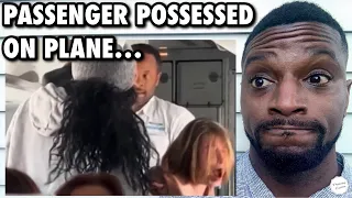 SHE’S POSSESSED! Woman Freaks Out On Frontier Flight