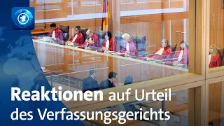 Nachtragshaushalt: Reaktionen auf Urteil des Bundesverfassungsgerichts