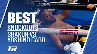 10 Minutes of the Craziness Knockouts from Fighters on the Shakur vs Yoshino Card | Fight Sat ESPN