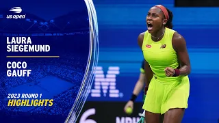 Laura Siegemund vs. Coco Gauff Highlights | 2023 US Open Round 1