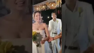 Daniel Padilla and Kathryn Bernardo spreads kilig at Cathy Garcia Molina's wedding.