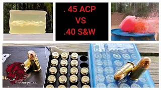 .45ACP vs .40S&W  pt 1
