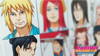 If They Were Alive in Boruto | Drawing Naruto Characters