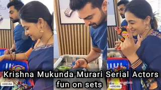 Krishna Mukunda Murari Serial Actors fun on sets / Gagan / Prerana Kambam / Yashmi Gowda