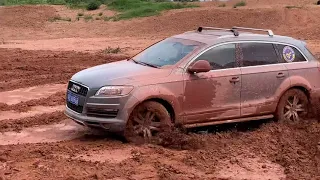 Audi Q7 Quattro mud road test overland off road for fun