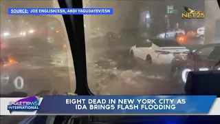 Eight dead in New York City as Ida brings flash flooding