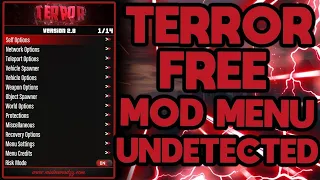 TERROR MOD MENU GTA 5 | BEST FREE HACK | DOWNLOAD 2022