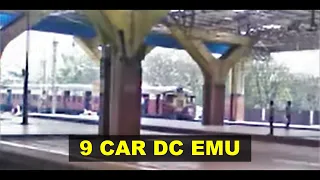 From the Old Days : 9 Coach Diamond Pantograph DC EMU : Panvel - CST Local Train!