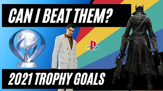 My Playstation Trophy Hunting Goals For 2021! Which Platinum Trophies & Games? PS4 & PS5