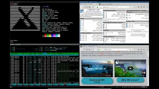 i3 Windows Manager with XFCE using MX Linux distribution