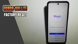 FACTORY Reset HONOR 10X Lite | Factory Reset Remove Pattern/Lock/Password | reset huawei id