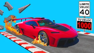 GTA 5 ¡AUTOS SUPER VELOCES! 😱 CARRERA DE GTA 5 #2